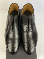 Allen Edmonds Mens Black McClain Wingtip Oxford Shoes Size 9.5 EEE