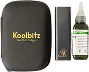 Koolbitz Screen Cleaner and Refill Pack, Corporate Gift, Compact 2-in-1 Antibacterial Spray with 60ml Refill, Use on Phones, Laptops and Tablets, Multi-Purpose Case (Grey Screen Cleaner)