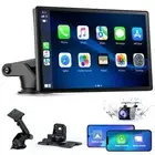 9" Portable Wireless Car Radio Carplay Auto HD Touch Screen Stereo For Android