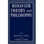 BEHAVIOR THEORY AND PHILOSOPHY