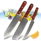 Damascus Knife Utility Cleaver Meat Fish Vegetable Fruit Kitchen Chef Knives