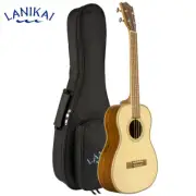 Lanikai SPST-B Solid Spruce Top Series Baritone Size Ukulele with Padded Gig Bag