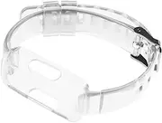 VGOL Watch Strap Compatible with Fitbit Luxe/Inspire HR/Inspire 2/Ace 2/Ace 3 Smartwatch Tracker Replacement Watch Band TPU Transparent Wristband