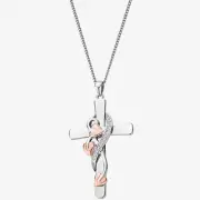 Clogau Tree of Life Cross Vine Pendant Necklace 3STOLCDCP