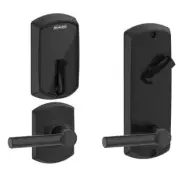 Schlage FE410F GRW 622 BRW Black Control Smart Interconnect Deadbolt 4″