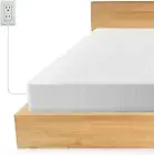 NEW Grounding Fitted Sheet Cotton Silver Fiber Grounded Bio Rhythm (QUEEN) White