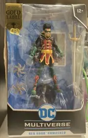 Mcfarlane Toys DC Multiverse Red Hood Unmasked Exclusive Gold Label 7" Figure