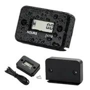 Inductive Waterproof Hour Meter For Dirt Ski Gas Engine Marine ATV Motorcycle AU