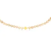 Golden Southsea 6-8mm Pearl Strand with 9ct Yellow Gold Clasp