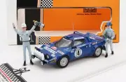 Lancia Stratos HF (night version) #4 Winner 1979 Rally Montecarlo w/ figures of