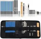33 Pack Sketching Drawing Kit Pro Sketching Supplies with Charcoal Pencils