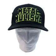 Metal Mulisha Control Curved Flexfit Script M/M Hat Cap Black Men's L/XL NWT