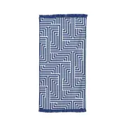 Rectangular Quick Dry Beach Towel with Tassel
