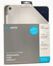 Speck Balance Folio Case for Apple iPad Pro 11-Inch 4th Generation - Clear/Black