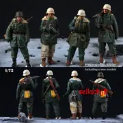 1/72 German Viking Armored Forces 4 soldiers Winter Eastern Front Battlefield