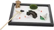PHENOFICE 1Set Zen Style Desktop Sandbox Adornment Decorative Ornament for Home Office Micro Landscape Artware