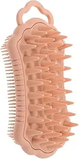 Hoement Silicone Body Scrubber and Scalp Massage Brush Ergonomic Exfoliating Shower Brush for Gentle Cleaning and Relaxation for Body and Hair Care