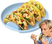 Taco Holder - Taco Stands Shell Holder - Reusable Kitchen Silicone Tortilla Food Serving Rack for Quick Meal Family Dinner Party Hosting Gatherings Grill