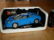 1991 BUGATTI EB 110, [BBURAGO] DIE CAST METAL FACTORY BUILT, 1:18