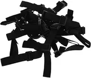 Adjustable Backpack Belt Replacement 10pcs Webbing Straps for Shoulder Harness Back Protector and Chest Clip