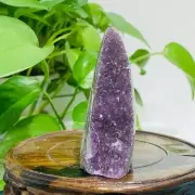 1417g Natural Amethyst Geode Mineral Specimen Crystal Quartz Energy Decoration
