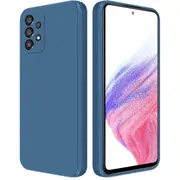MCC For Samsung Galaxy A73 5G Soft Liquid Silicone Shockproof Case Cover A736 [Dark Blue]