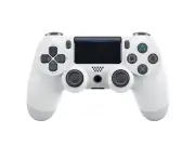 Wireless Bluetooth Controller Dual Shock Playstation Compatible with PS4/Pro/Slim Console Gamepad Controller Unbranded -White