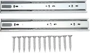 2 Pcs Drawer Slides 12in with 30KG Load Capacity Ball Bearing Cabinet Rails Tool Ideal for RVs Yachts and Home Use