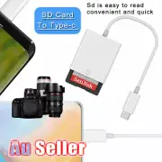 For Type-C Pro Air 13 USB-C To SD Card Reader iPad Adapter Samsung Macbook
