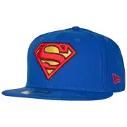 Superman Symbol Blue New Era 59Fifty Fitted Hat Blue