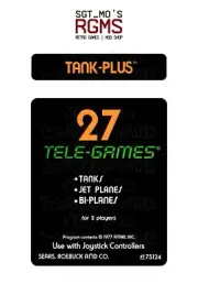 Atari 2600/Sears Tele-Games Replacement Label - Tank-Plus