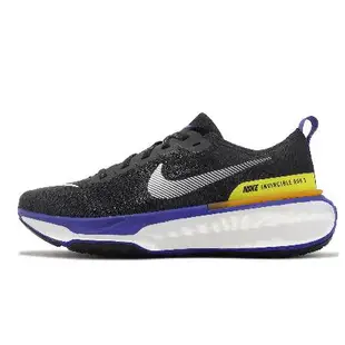 Nike 慢跑鞋 Zoomx Invincible Run FK 3 黑 黃 藍 男鞋 針織 運動鞋 DR2615-003