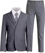 [Tomic] Kids Suits for Boys Tuxedo Suit for Wedding Suit Set Formal Toddler Boy Dress Outfit