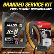 Oil Air Fuel Filter 5L PRO20W50 Oil Service Kit for Mazda 121 Hatch DB 4cyl 1.5L