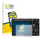 Nikon Coolpix A100 Camera, 2x BROTECT® Matte Screen Protector, anti-glare