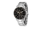 Maserati Competizione Chronograph Stainless Steel Black Dial Quartz R8873600003 100M Men's Watch