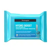 Neutrogena Hydro Boost Face Cleansing & Makeup Remover Wipes, 25 ct..