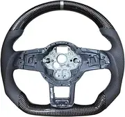 Steering Wheel Assembly Accessories Attachments Custom Carbon Fiber With Gray Back Label Compatible With Rline