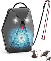 HAZENS Marten Deterrent car with Flash Light, Marten Repellent car Marten Protection for Engine Compartment car, Mortar Deterrent car, Automatic on and Off Marten Deterrent - with Ultrasound and