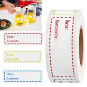 50pcs Food Pantry Storage File Folder Date Label Refrigerator Freezer Sticker