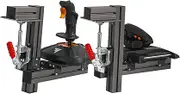 J-Pein The Steel Desk Mount for The Flight sim Game Joystick, Throttle and hotas Systems. Fully Support Almost All of Flight sim Game Hand-Control Devices. (not Include Game-Device)