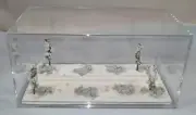 N SCALE 8" SINGLE TRACK DISPLAY CASE- "WINTER SCENE" FOR ANY N SCALE TRAIN