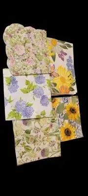 Mixed Lot Of 25 Decoupage Napkins for Crafting