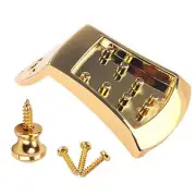 Triangle Tailpiece Mandolin Screws Strap Buttons Cap for 8