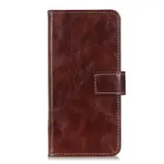 For Xiaomi Redmi Note 8 Pro Retro Crazy Horse Texture Horizontal Flip Leather Case with Holder & Card Slots & Wallet & Photo Frame(Brown)