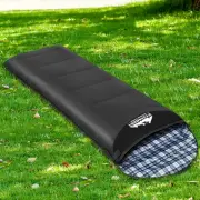 Sleeping Bag, Single Double Camping Bags 3 Season Warm Portable Water Resistant