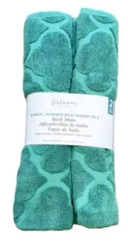 Wel Home by Welspun Bath Mats - 2 Pack (Green)