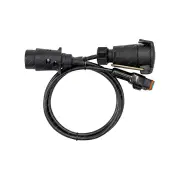 Elecbrakes Plug and Play Adapter Large Round 7 Pin Plug to 7 Pin Socket A7LR-7LR