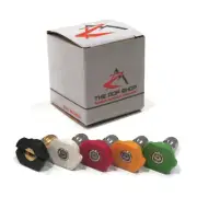Spray Nozzle Set, 0°, 15°, 25°, 40° & Soap for Pressure Washers with 1/4" QC