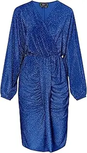 [EMBELL] Women's Evening Dress with Shiny Yarn Dress